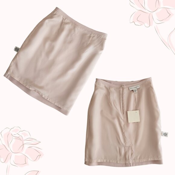 Petite Sophisticate Vintage Pencil Suit Skirt | NWT | 2P | Powder Pink - Picture 13 of 16